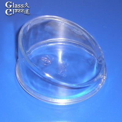 China Antique Style Transparent Headlight Lens Cover Glass for Casting Molded Lamp Shade for sale