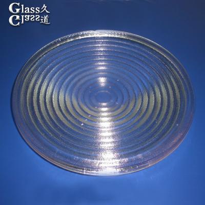 China OEM vidrio endurecido circular lente de gran fresno con 90-92% de transmisión de luz visible en venta