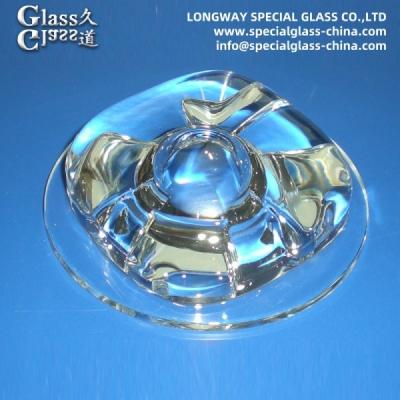 China Customized Pyrex 3.3 Borosilicate Glass Led Street Light Lenses for sale