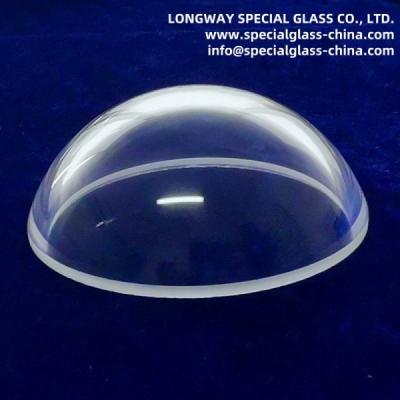 China Lentes de cúpula de vidro óptico para proteção de câmera e fotografia à venda