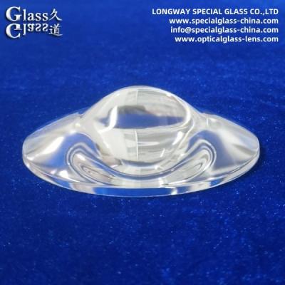 China Polishing Optical Borosilicate Glass Light Lens For Led Street Lights for sale