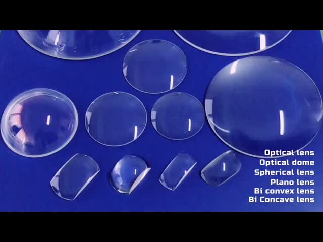 optical glass plano lens bi convex lens and dome lens