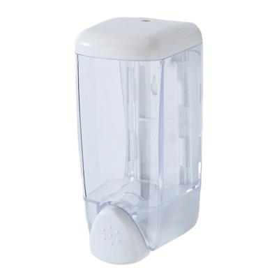 China Foam Soap Dispenser ABS Plastic 300ml Shower Gel Shampoo Hand Sanitizer Container Holder Wall Mounted Manual Liquid Soap Dispenser for sale