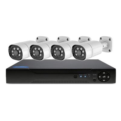 China 5MP HD 4 channel video surveillance security DVR smart Outdoor night vision CCTV camera system zu verkaufen