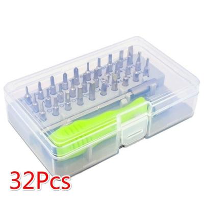 China DIY Tools Tool Repair 32 in 1 Set Mini Magnetic Screwdriver Bits Kit Mobile Phone Screwdriver Precision iPad Camera Maintenance for sale