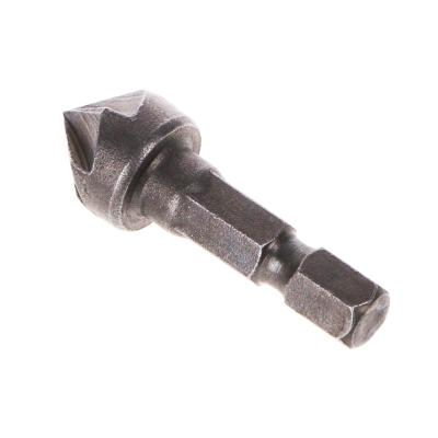 China Multi Functional 6 Flute 90 Degree Countersink Drill Chamfer Bit 1/4