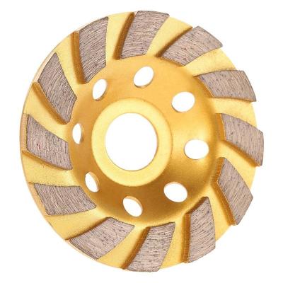 China Large JINRUI Multifunctional Sintered Diamond Grinding Wheel Bowl Cement Grinding Wheel Wide Waveform Stone Concrete Knife for sale