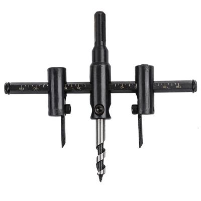 China Multi Functional Adjustable 30-120/200/300mm Hole Opener DIY Tool Hole Opener Hole Saw Cutter Circle Drywall Drill Bit Alloy Cut Blade Wood Aircraft Type 30-120/200/300mm for sale