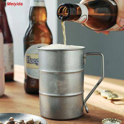 China Outdoor Camping Hiking Water Bottle Travel Cup Campware Stainless Steel Water Beer Bottle Traveling Popular Frosted Portable Frosted Silver Coffee Mug For Outdoor Use for sale