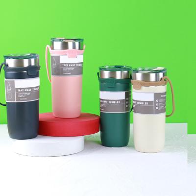 China PORTABLE Tumbler Cup Wholesale Custom 20oz Sublimation Stainless Steel Coffee Tumbler With Straw for sale