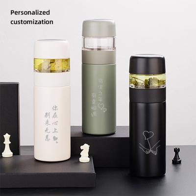 China PORTABLE thermos water bottle with temperature reading stainless steel tea water bottle with good price for sale