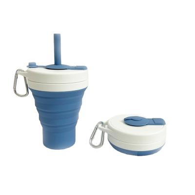 China Sustainable New Type New Silicone Bargain Price Folding Water Cup for sale