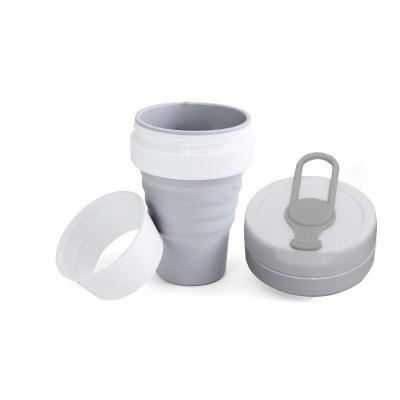 China Sustainable High Quality Silicone Collapsible Water Cup / Car Bottle for sale