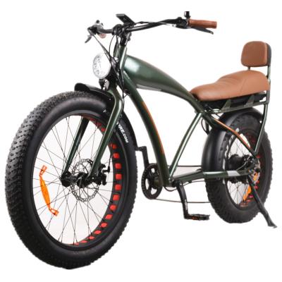 China 500W 800W Standard Classic Mountain Big Tires Big Wheels Beach Bike Motocross Motorbike Wild Off-Road Camping Electric Motorcycle Fat Te koop