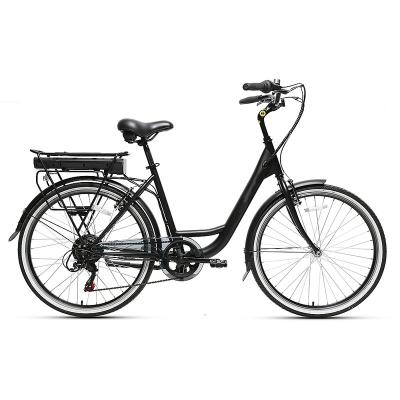 China Aluminum Alloy Electric Bicycle E-Bike 26 Inch CE Certificate Electric Bike 7 Speed en venta