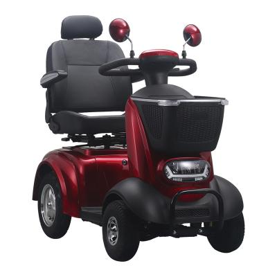 China Unisex Dismountable Size Mini Battery Body Alloy Elderly Disabled People Swap Classic Electric Four Wheel Scooter for sale