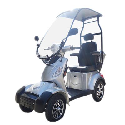 China 500W 1000W Disabled Old People's Retro Golf Cart Luxury Fashion Electric Four-wheeled Scooter With Armrest And Canopy Electric Car en venta