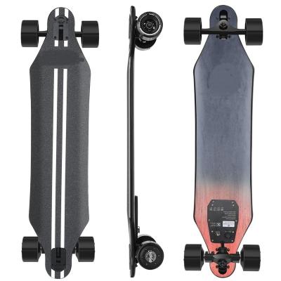 Chine 4 Wheel 2*350W 36V Unisex Electric Skateboard With Drop Through Deck | Thinnest E-Board Ultrathin Battery Power High Polymer à vendre