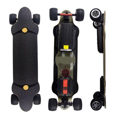 Chine 2021 Popular Ultrathin Electric Skateboard Unisex Most Polymer Lithium Batteries With Rubber Wheels 2*600w 7.8ah High Battery Power à vendre