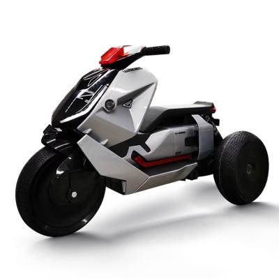 中国 ABS Cute AUX Plastic Kids Baby Kids Music Three Wheels ATV USB Electric Battery Car Bike Scooter Tricycle Motorcycle. luxury toy 販売のため