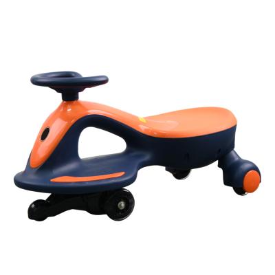 China Luxury Non-slip Flashing Light Baby Kids Children Swing Cute Spinning Toy Twist ABS Soft Plastic Wheels Quite Design Car Bike Scooter for sale