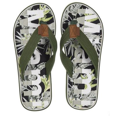 China Best Retro Fashion Trend Souvenir Stylish Vacation Party Eva Sole Print Press Pattern Eva Upper Summer Womens Flipflops for sale