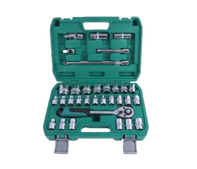 China 32pcs 24 teeth 1/2 ratchet wrench set Garage Car Repair Tools for sale