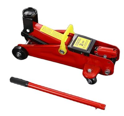 China 2Ton Professional Portable Manual Car Hydraulic Jack with Wheels for sale