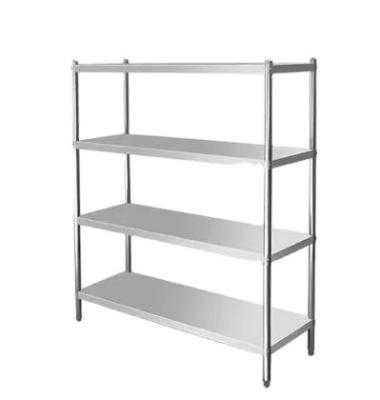 China High Quality Thickened Stainless Steel Merchandise Storage Shelves For Custom Commercial Kitchen for sale