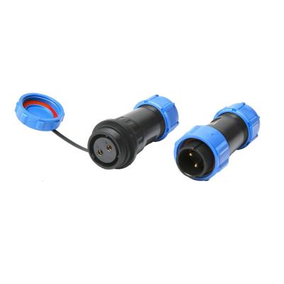 China Power YXY SP13 IP68 2 3 4 5 Pin Waterproof Industrial Waterproof Electrical Plastic Connector Weipu Plastic Plug Threaded Conector for sale