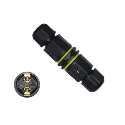 China Led Lighting YXY IP67 IP68 Waterproof Connector I Form 2 Way 2 Pin Wire Connector Waterproof Box for sale