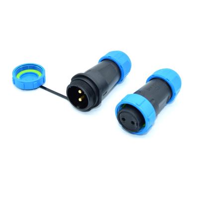 China Outdoor IP 68 LED light YXY SP SP SP13 17 SP21 2 3 4 5 7 waterproof 9 pin screw crimp cable weipu male female connector for sale