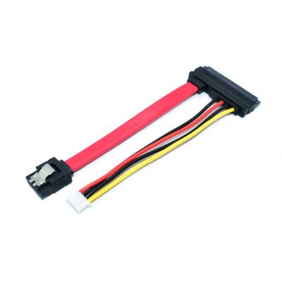 China Camera YXY SATA 22 Pin Power and Data Cable to SATA 7 Pin and Floppy Disk 4 Pin Cable for sale