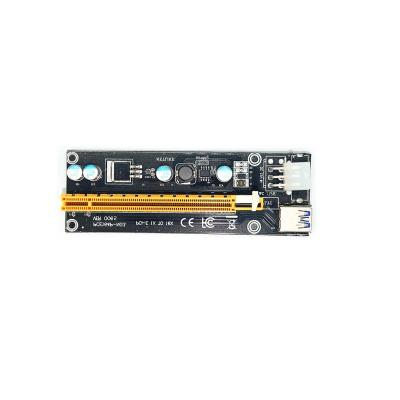 China With SATA Power Cable 006S PCI-E Express 1X PCI E To 16X Riser Card USB 3.0 Extender Cable for sale