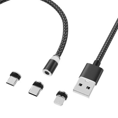 China Support All Mobile Phones YXY Magnetic USB USB Charging Cable 2.4A Magnetic Cable Support QC 3.0 Fast Charging Data Transfer for sale