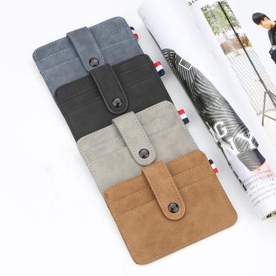 China High Quality Casual Men's Single Card Bag Multi-Card Short Men's Wallet Unisex Wallet Bank Spot Wholesale for sale