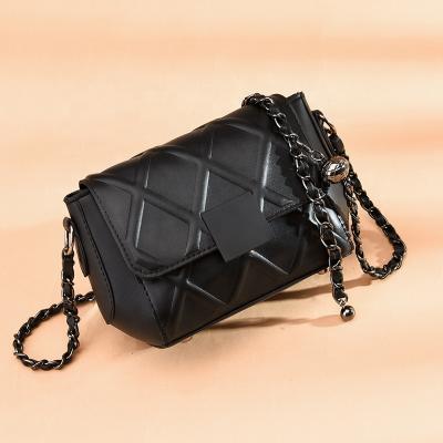 China High Quality New Pattern Rhombus Shoulder Bags Texture Large Capacity Chain Casual Cross - Square Body Bag For Ladies for sale