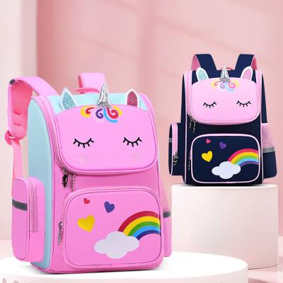 China MSYO Cartoon Unicorn Book Coin Storage Shoulders Backpack Fabric Children's Other Soft Student School Bags for sale