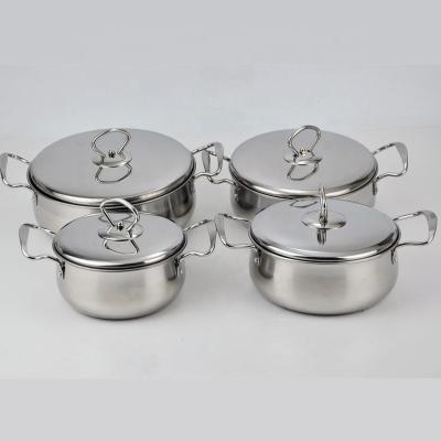 China 6pcs Picnic Cookware Set Raising Pots Sets Cookware Set Outdoor Camping Cooking Pot Set for sale