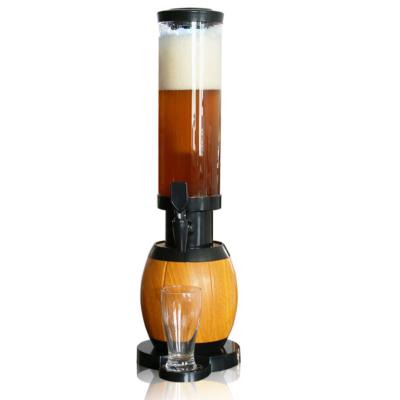 China Eco-friendly Hot Sale 3L Beer Party Beverage Dispenser Custom Branded Draft Beer Tower for sale