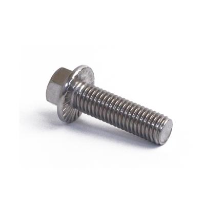 China DIN6921 SS304 A4 Stainless Steel Hex Serrated Flange Bolts M10x40 Metric for sale