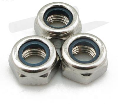 China Current type EN/ISO/DIN985 SS316 nylon insert lock nyloc nut, heavy industry torque 1000 pcs per carton (sales unit) for sale