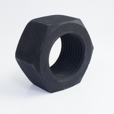 China DIN934 Carbon Steel Class 10 Hex Nut Black M64 for sale