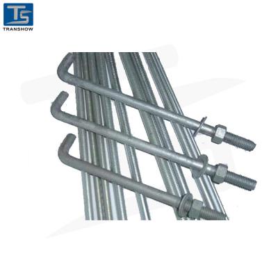 China Construction Hot Dip / Transhow Concrete Fastener Galvanized Foundation Anchor Bolt for sale