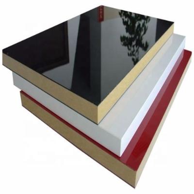 China 15mm Moisture Proof White Painted Picture Frame MDF Plywood Board And Pallet Plate Board MDF for sale