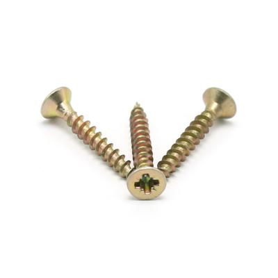 China Pozi Double Plate Milled Flat Head Chipboard Screws China Manufacturer for sale