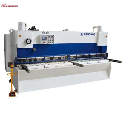 China Industrial metal cutting QC11Y-12X3200 steel plate guillotine shear qc11y sheet metal shear machine for sale