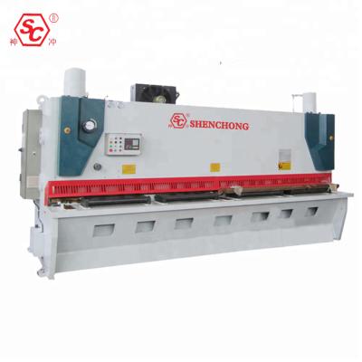 China QC11K- 10mm Thickness CNC Hydraulic Guillotine Shear Machine for Sheet Metal Cutting QC11K-10x3200 for sale