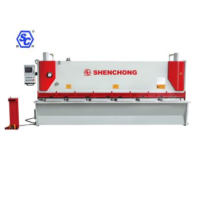 China Wuxi Shenchong QC11K-6X3200 industrial steel cutting metal shear machine, hydraulic shear for sale