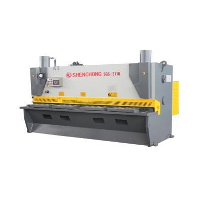 China Hydraulic Sheet Metallurgy WXSC QC11y-6x3200 Shearing Machine , 4x2500mm Guillotine Type Shear for sale